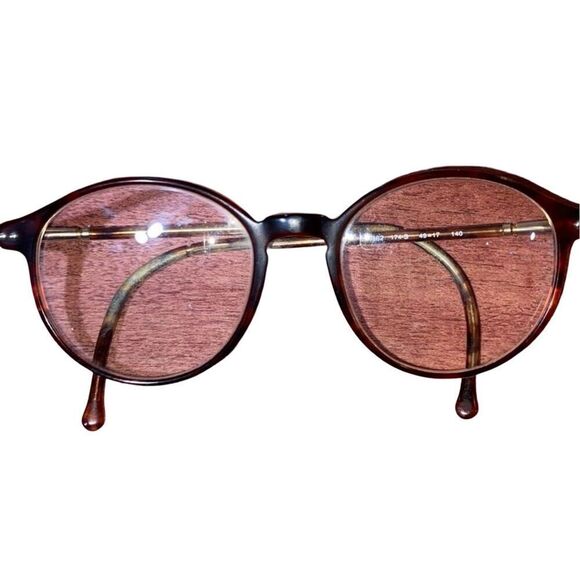 Vintage Giorgio Armani Dark Havana Tortoise Frames Of Life Glasses Designer - Picture 5 of 7